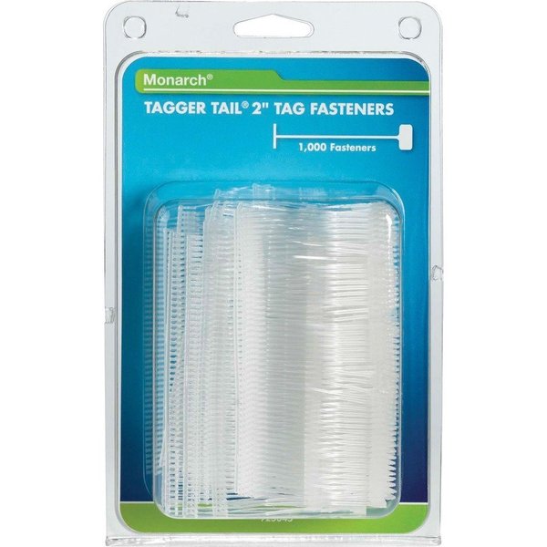 Monarch Refill Tag Fasteners, 2" Tagger Tails, 1000/PK, Clear 1000PK MNK925045